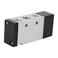 Miniatyrbillede 2 af 8: 2-positions 5-vejs pneumatisk kontrolventil luftventil aluminiumslegering mekanisk tilbehør4A310-10 G3/8 tommer