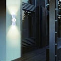 Miniatyrbillede 4 af 5: LED Væglamper 12W Indendørs Udendørs Moderne Væglampe IP66 Vandtæt LED Op og Ned Væglamper til Stue, Soveværelse, Badeværelse, Gang - Varm Hvid