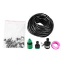 Mikro Vattenbevattningssystem Trädgård Växthus Växter Automatisk Vattning 10M Slang Set Kit