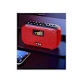 Pikkukuva 3 / 4: W13 Kannettava radiotallennin Monitoimikortti USB-levysoitin Langaton Bluetooth-kaiutin Punainen