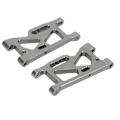 Miniatyrbild 5 av 5: För 1:14 144001 Rc Bil Uppgraderingsdelar Metall Styrning Swing Arm Bas C Bakre Nav Dragstång, grå