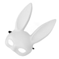 Miniatyrbilde 4 av 8: Halloween Kaninmaske Halv Ansikt Bedårende Kanin Cosplay Maske Tilbehør for Festartikler
