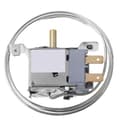2-Pin Refrigerator Thermostat Household Metal Temperature Control Silver  Gold