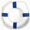 Miniatyrbillede 2 af 5: Skumringbøje - 18 tommer i diameter - Sikkerhedsudstyr til pool, sø, båd, hav, flod - Børnevenlig