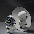 Miniatyrbild 3 av 5: Bluetooth Smart AI Interaktiv Audioväckarklocka med Minnesisolering och Datorhögtalaranslutning