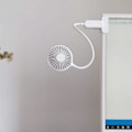 Miniatyrbild 3 av 5: Luftkylare, Bärbar Personlig Fläkt för Kontor Utomhusresor, Liten USB Mini Hängande Halsfläkt Barn Födelsedagspresent
