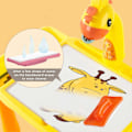 Miniatyrbild 5 av 5: Projektionsritbord Giraff Projektor Multifunktionellt Målningsmusikbord Barn Tidig Utbildning Leksak Gul Zekai