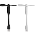 Miniatyrbilde 1 av 5: USB-vifter, Liten Vifte, USB Liten Vifte, 2 stk Bærbar USB-vifte, 360 Justerbar USB-vifte, Stille Vifte, USB Oppladbar Håndholdt Bærbar Vifte