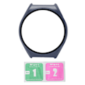 Pikkukuva 1 / 8: 2 in 1 case watch Ultra-ohut teräväpiirtokellon watch cover Xiaomi S1 Blue -puhelimelle