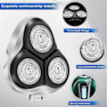 Miniatyrbilde 5 av 5: Erstatningshoder HQ9 for barbermaskin, kompatible med Philips PT920 PT927 PT870 PT877 PT878 AT830 AT880 AT920 AT928 HQ8240 HQ8260