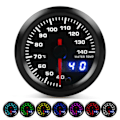 Miniatyrbillede 1 af 8: 2in Vandtemperaturmåler 40-140℃ Pointer 7 Farver LED-display Universal til 12V Biler