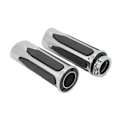 Miniatyrbilde 3 av 8: 2 stk 25mm motorsykkelgrep Antiskid grepjustering håndgrep for Touring 883 120 Custom Chrome