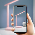 Miniatyrbild 3 av 3: LED-hopfällbar bordslampa USB laddning Ögonskydd Skrivbordslampa Touch Control för kontor i sovrummet StudySakura Pink (uppladdningsbar)