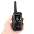 Miniatyrbild 3 av 5: RT628 Svarta Walkie Talkies för Barn 1 Par, Lång Räckvidd VOX Knapplås Leksaker Presenter för Födelsedag och Helg, Lätt att Använda för Camping, Vandring