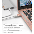 Pikkukuva 4 / 5: USB C - USB -sovitinpaketti, 2 USB C -uros - USB 3 -naaras -sovitinta, yhteensopiva Macbook Pro/air iPad Minin kanssa
