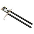 Pikkukuva 5 / 8: AX210NGW PCIE WiFi 6E -kortti, jossa 2 antennia, 5374 Mbps, 2,4 GHz, 5 GHz, 6 GHz, Bluetooth 5.2, MU MIMO -tuki, WiFi-kortti Win10 11 -käyttöjärjestelmille