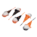 Miniatyrbillede 6 af 8: 5 stk. Halloween-nisser håndlavede Halloween-elementer Held og lykke Sikker miljøvenlig filt nissedukke til temafest