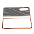 Miniatyrbild 6 av 8: Phone case Nano galvanisering Repsäkert Galaxy Texture Folding Cover för Samsung Galaxy Z Fold 4 Grey