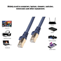 Miniatyrbillede 7 af 8: Netværkskabel iltfrit kobber 26AWG 2000Mhz til computer router set top box 40Gbps(3 meter)