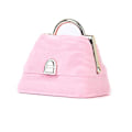 Miniatyrbillede 2 af 5: Velvet Ring Smykke Display Opbevaring Bo x Gaveæske Holder Organizer - Pink Håndtaske Form