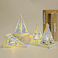 Miniatyrbillede 4 af 4: Rl Julepynt Ornamenter Belysning Grænseoverskridende Nye Produkter Vindlanterne Vedhæng Led Elektronisk Lys Bærbart Pony Lys-farve:3