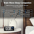 Miniatyrbild 3 av 5: Digital Väckarklocka, LED Väckarklocka Med Snooze-funktion, USB-Port Laddning (Vit)