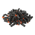 Miniatyrbillede 8 af 8: 100 stk. Universal Short Darts Høj Densitet EVA Soft Shot Harmløst Legetøj Refill til Forskellige Skydelegetøj Sort