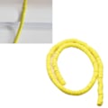 Miniatyrbilde 6 av 8: Gule flate polymerleireperler DIY-dekorasjon Polymerleireperler for halskjeder armbånd øredobber