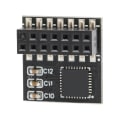 Miniatyrbild 2 av 8: TPM 2.0 Module 14Pin SPI TPM 2.0 Encryption Security Module LPC Interface 14Pin TPM2.0 Module for Windows for ASUS