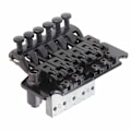 Miniatyrbillede 5 af 8: Tremolo Bridge System Double Rocking Spring Stabilizer Device for Electric GuitarBlack