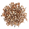 Miniatyrbillede 1 af 8: 200 stk 12 mm fødder nitter Messing Pung Taske Studs Spandform Hardware Fitting DIY tilbehør Lys Guld