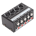 Miniatyrbillede 5 af 8: CX400 4-kanals passiv mixer bærbar professionel stereo minimixer til optagestudiekonsol Stage Small Club
