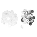 Miniatyrbilde 4 av 8: 100 sett Blank Button Badge Parts Sett for Button Making Machine DIY Rund Form Rustproof Button Making Supplies 75mm/3.0in