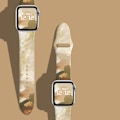 Miniatyrbild 5 av 5: Blommigt tryckt smartklocka bandersättning mjukt silikon sport klockarmband för Iwatch 7-serien kamouflage 38/40/41MM