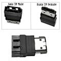 Miniatyrbilde 2 av 5: Esata Til Sata Adapter Konverter Raskere Og Mer Pålitelig Dataoverføring