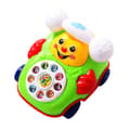 Tecknat Leende Dragtråd Telefon Babyleksak Pedagogisk Utvecklande Barn Present Spel