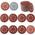 Miniatyrbilde 1 av 5: 125 mm 100 stk slipeskiver, assortert korn (80/180/240/320/400/800/1000/1500/2000/3000) for sirkelslipere