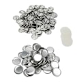 Miniatyrbild 3 av 8: 100 Set Blank Knappar Badge-delar Rund Form Rostskydd Lätt att Skriva ut Knappnåls-set för Knapptillverkningsmaskin 32mm/1.3in