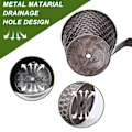 Miniatyrbild 3 av 6: Vertikal ribbad metallväggplanterare - medan while