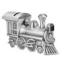 Miniatyrbillede 2 af 8: Zinklegering Pengesparekasse Retro Togmodel Møntsparekasse til bordpynt