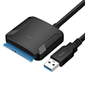 Pikkukuva 2 / 5: Sata–USB 3.0 -sovitin, tyyppi C–Sata-kaapeli, nopea tiedonsiirto