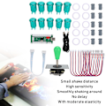 Miniatyrbilde 8 av 8: CY-822C DIY Arcade Game US Knapper Joystick Rocker Controller Kit Uten Lys for Rapsberry Pi/PC Grønn