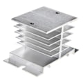 Miniatyrbillede 2 af 5: 1 stk. Enkeltfaset Solid State Relæ SSR Køleplade Aluminium Dissipation Radiator