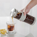 Miniatyrbilde 3 av 5: Bærbar Lufttett Kald Brygg Iced Kaffemaskin Teinfuser