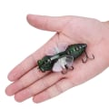 Miniatyrbild 5 av 8: Hard Fish Lure Bionic Cicada Shape fiskebete med roterande snurrar Propeller Diskantkrok 7,5 cmY238-7