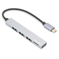 Miniatyrbild 5 av 8: USB-HUB Stabil överföring 5 Gbps Hög hastighet överföring Effektiv värmeavledning Mini bärbar dockningsstation