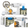 Miniatyrbillede 2 af 5: DIY Mini Steam Engine Model Kit - Pædagogisk legetøj til børn
