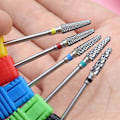 Miniatyrbild 5 av 5: \"L0413 Karbid Nagelborr Elektrisk Nagelborr Grov Karbidborr 3/32' Högkvalitativ Nagelborr\" 602801Gul