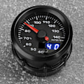 Miniatyrbillede 8 af 8: 52mm / 2in 7 farver LED-display 40-140℃ bilvandsmåler med sensor