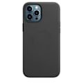 Miniatyrbillede 1 af 5: Sort Apple Læder Cover med (til iPhone 12 Pro Max)